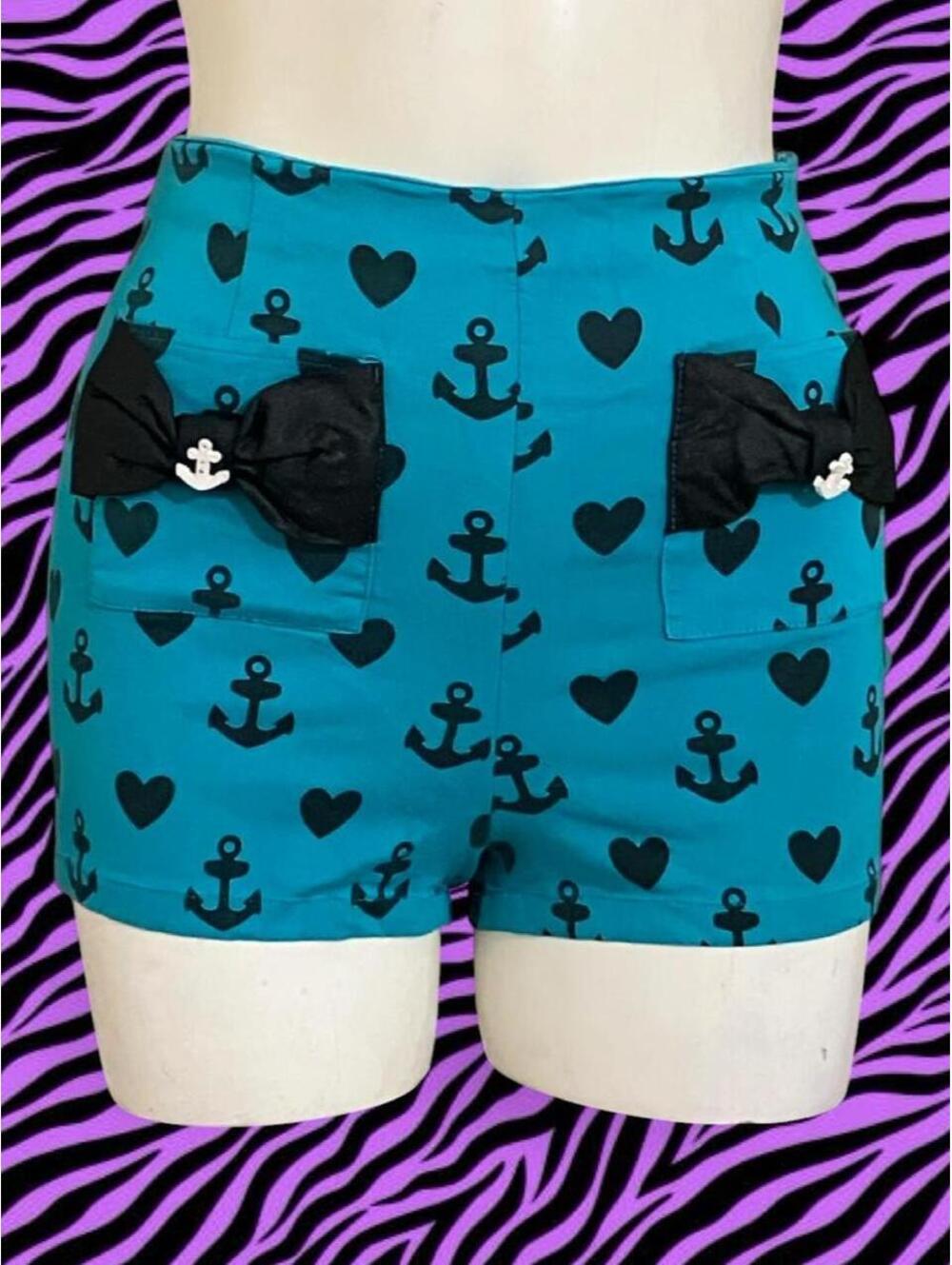 Too Fast Cirque Couture rockabilly shorts